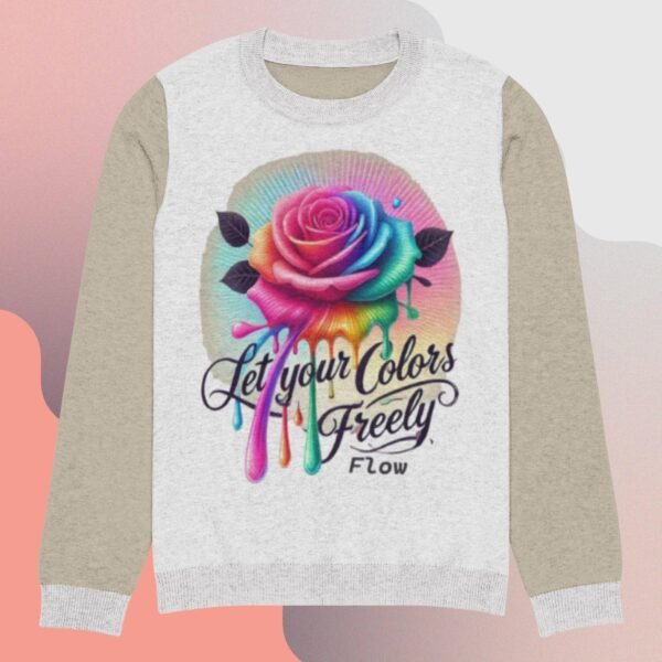 Knitted crew neck sweater - Image 7