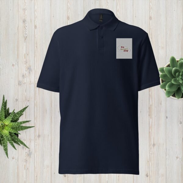 Unisex pique polo shirt - Image 3