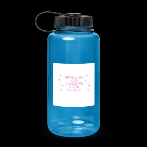 Wide mouth plastic water bottle - Image 2