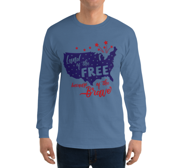 Land of the Free Long Sleeve T-Shirt - Image 3