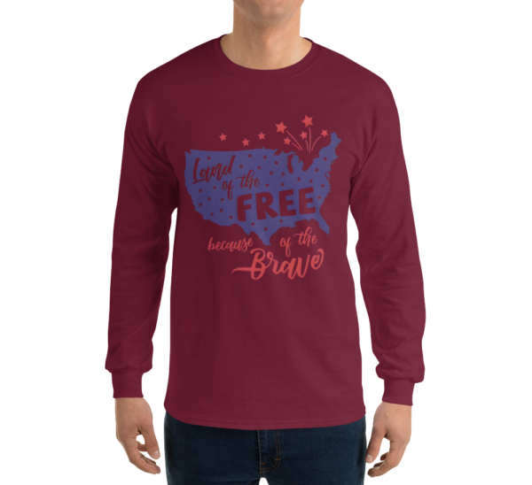 Land of the Free Long Sleeve T-Shirt - Image 4