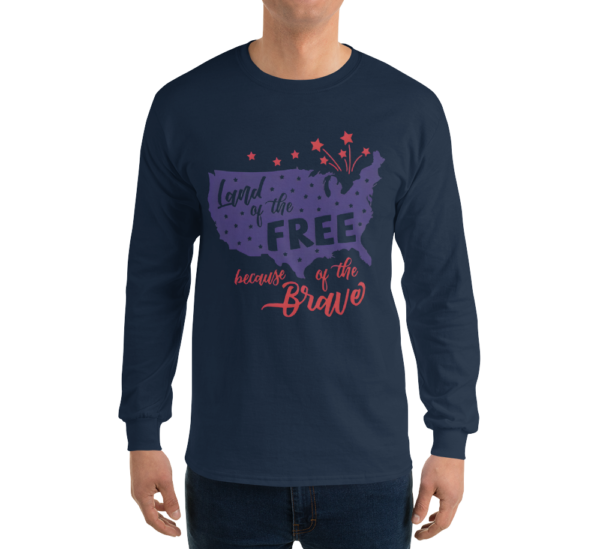 Land of the Free Long Sleeve T-Shirt - Image 5