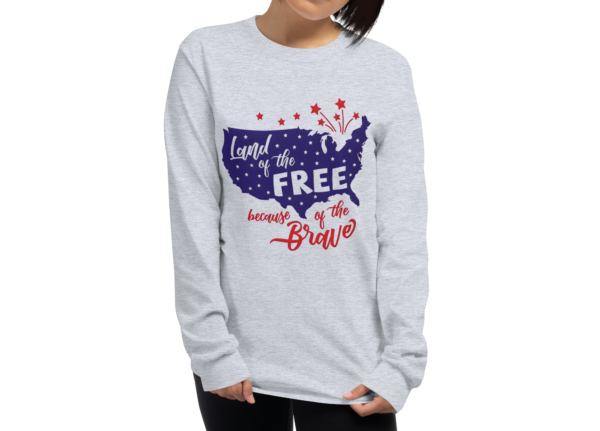 Land of the Free Long Sleeve T-Shirt - Image 6