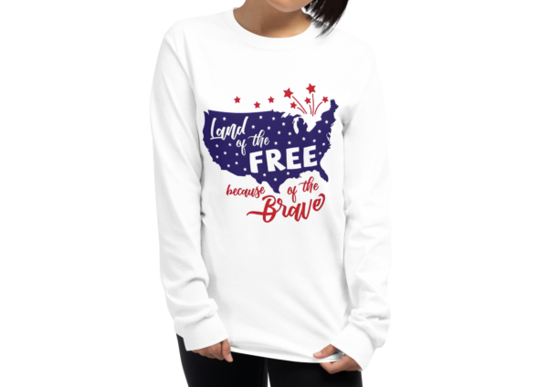 Land of the Free Long Sleeve T-Shirt - Image 7
