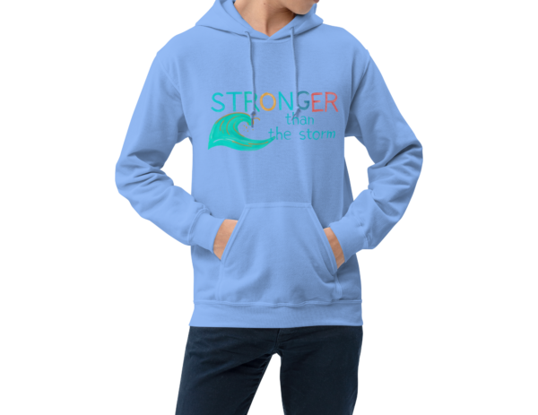 🌊 Stronger Than the Storm Hoodie – Stay Resilient, Stay Strong! 🌊 - Image 2