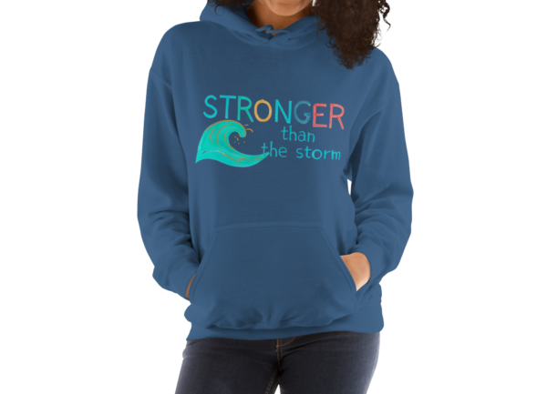 🌊 Stronger Than the Storm Hoodie – Stay Resilient, Stay Strong! 🌊 - Image 4