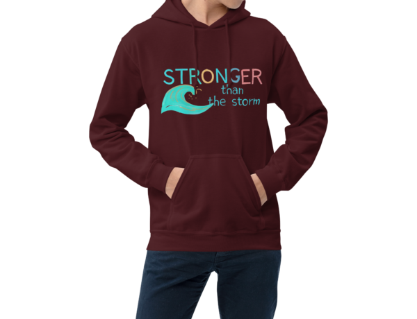 🌊 Stronger Than the Storm Hoodie – Stay Resilient, Stay Strong! 🌊 - Image 8