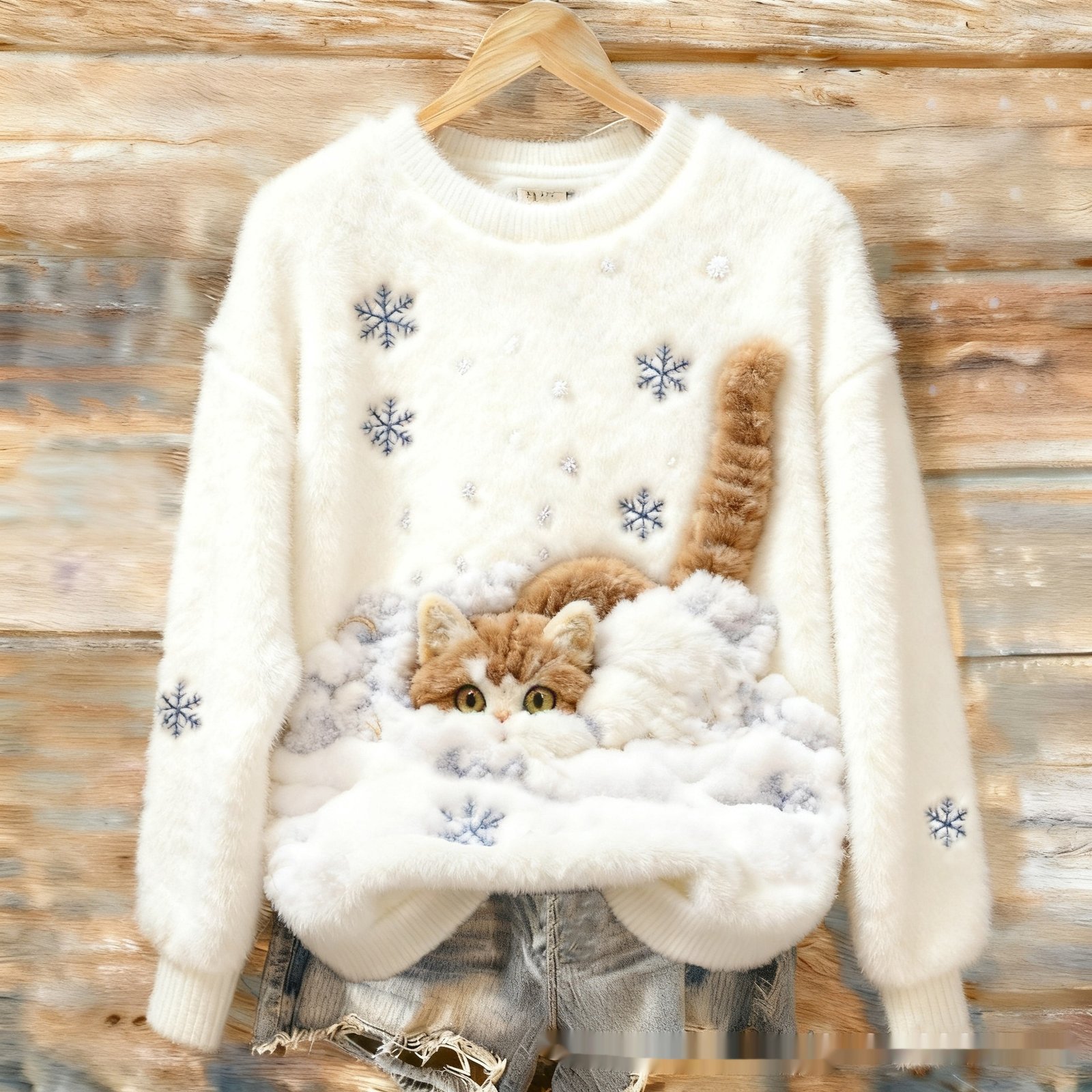 3D Digital Printed Flannel Sweatshirt Women - Image 5