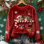 3D Digital Printed Flannel Sweatshirt Women